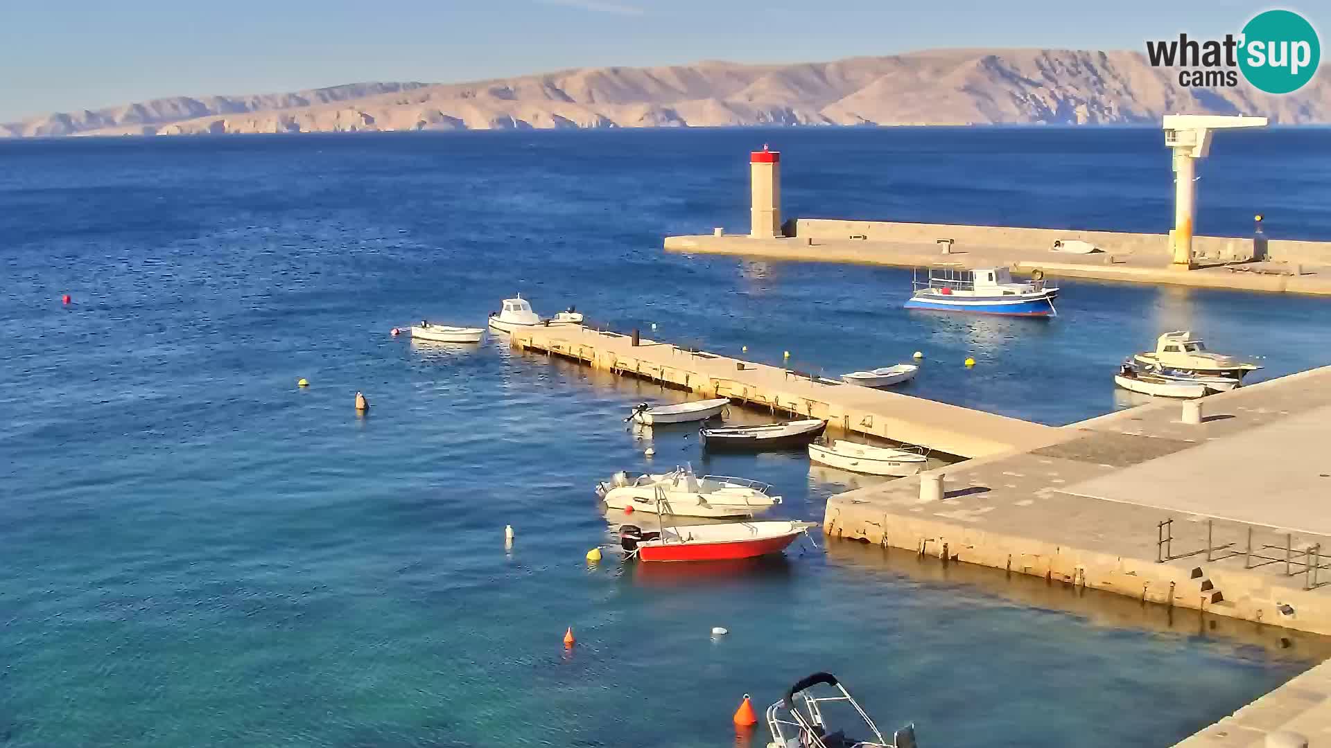 Senj camera en vivo – Vista panorámica de Senj riva