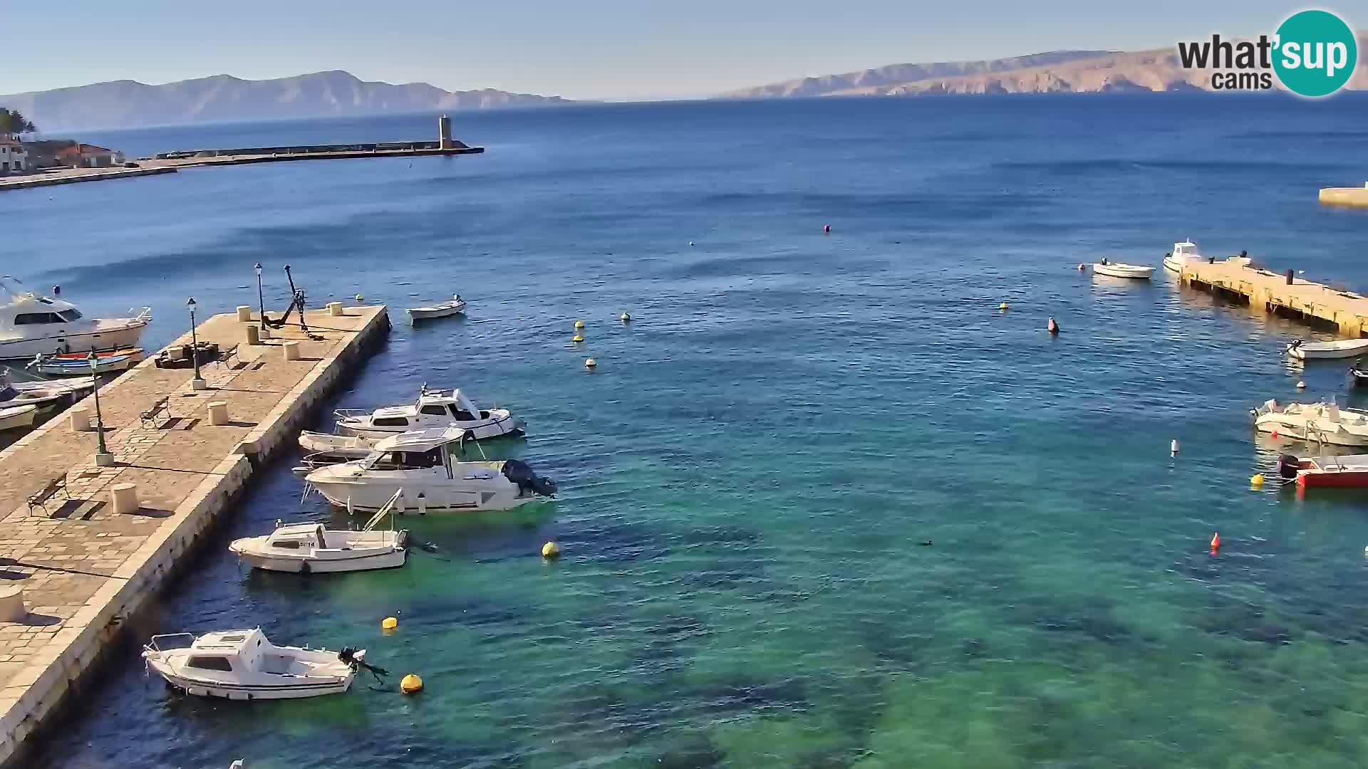 Senj camera en vivo – Vista panorámica de Senj riva