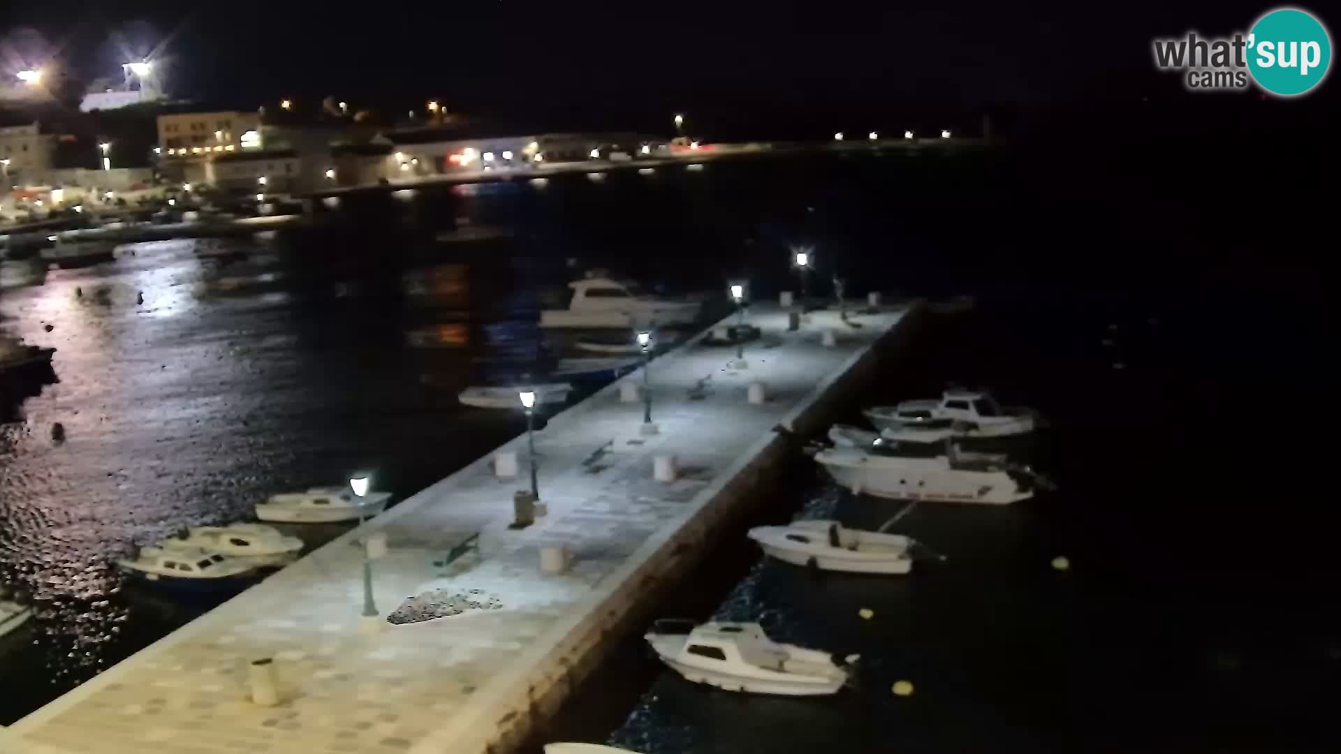 Senj Spletna kamera – pogled na obalo Senja