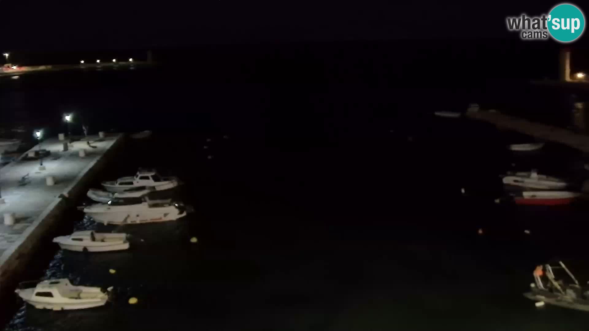 Kamera u živo Senj – Panoramski pogled na senjsku rivu