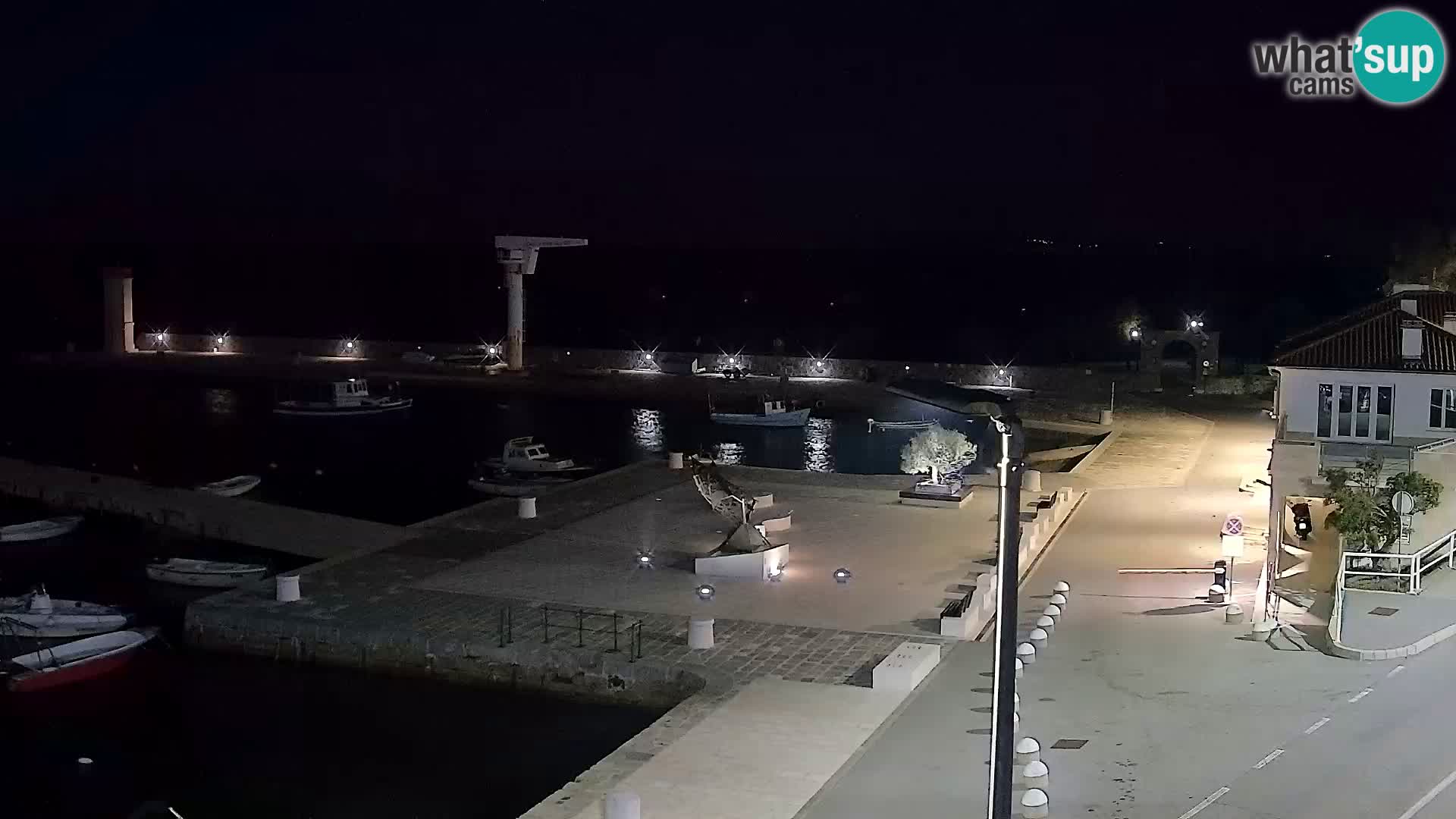 Senj Spletna kamera – pogled na obalo Senja