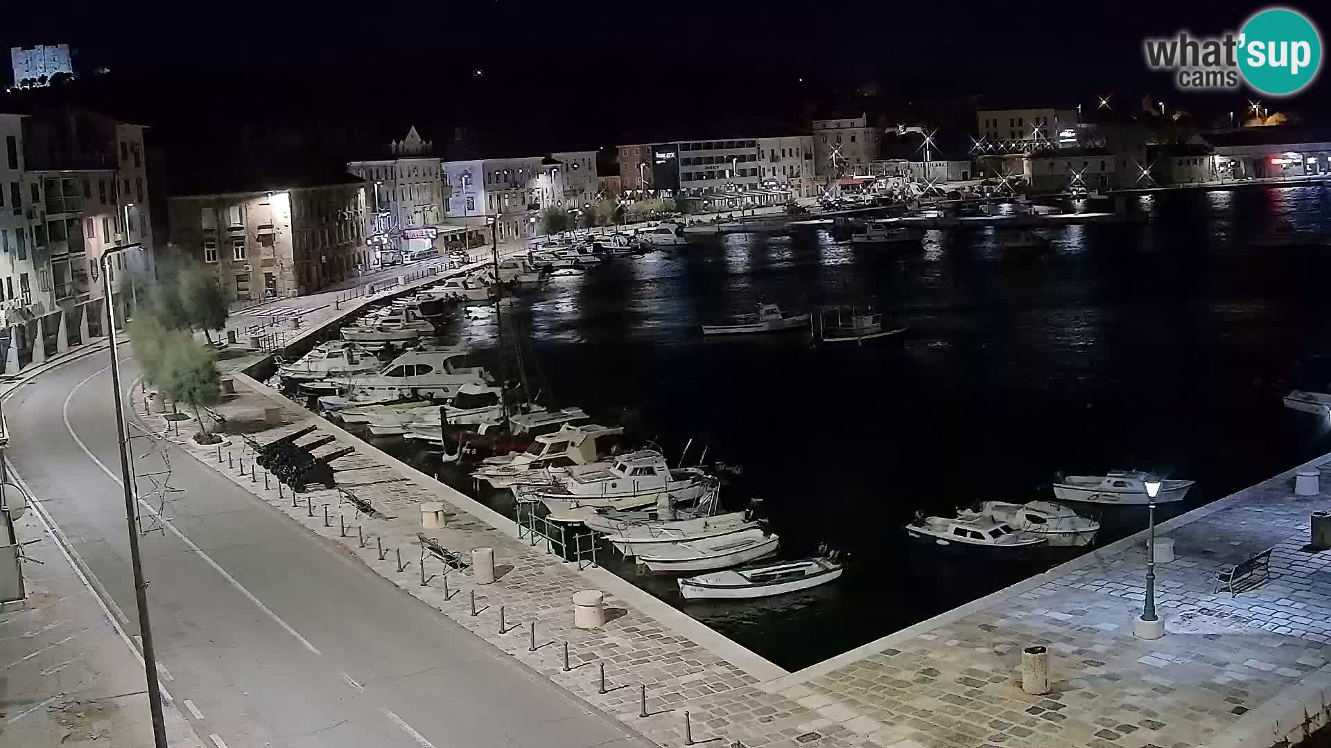 Senj Spletna kamera – pogled na obalo Senja