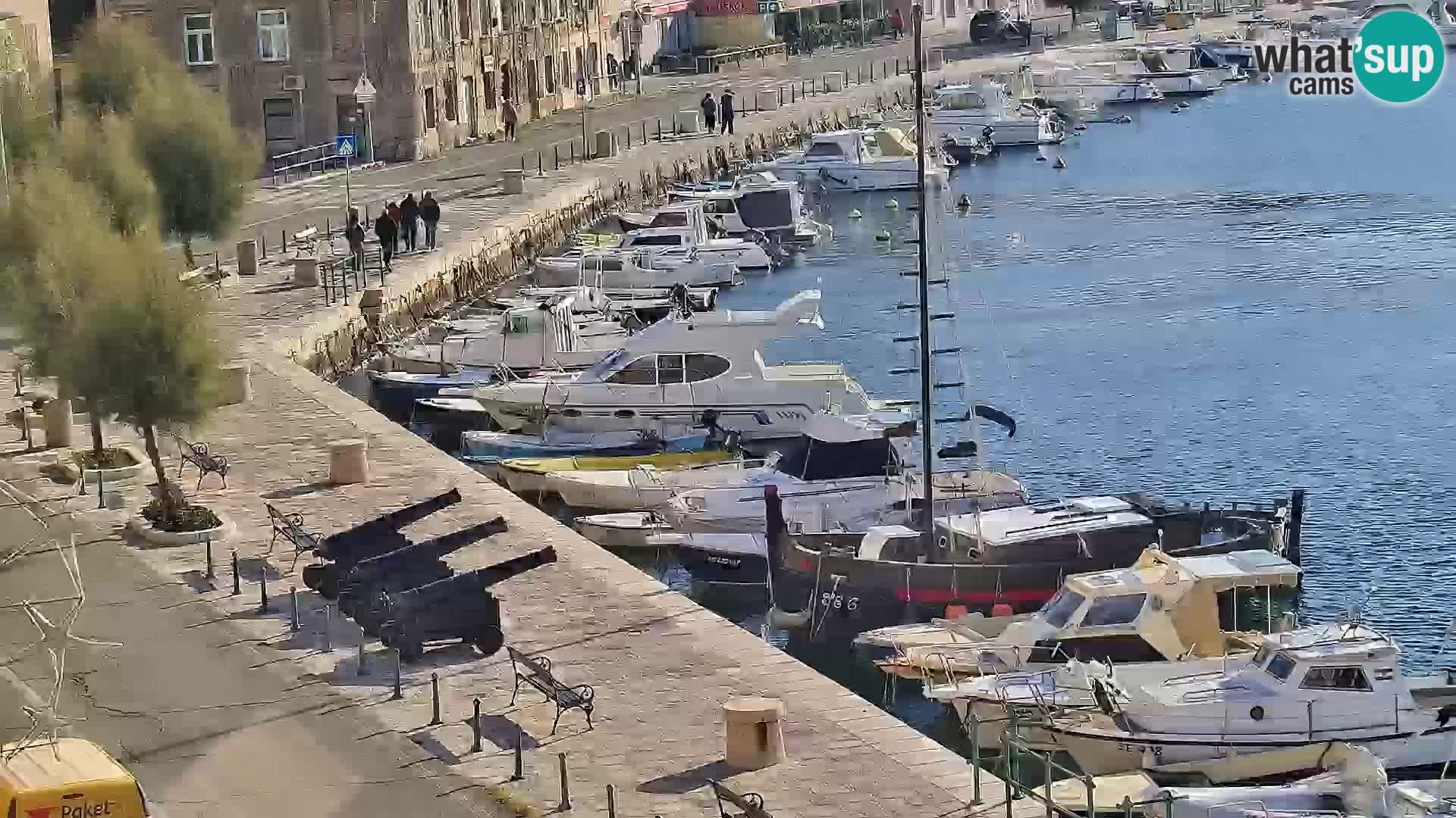 Kamera u živo Senj – Panoramski pogled na senjsku rivu