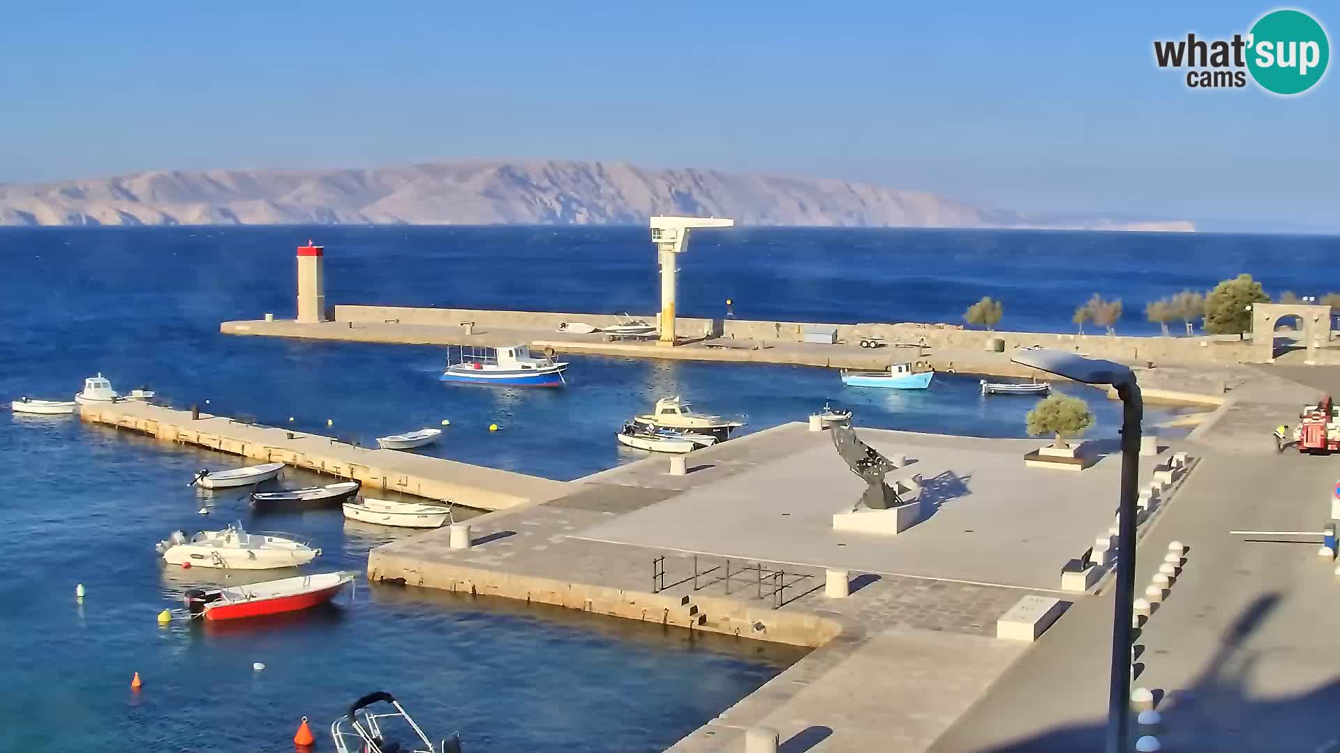 Senj camera en vivo – Vista panorámica de Senj riva
