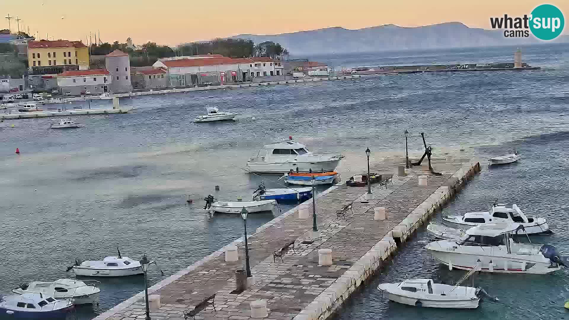 Senj camera en vivo – Vista panorámica de Senj riva