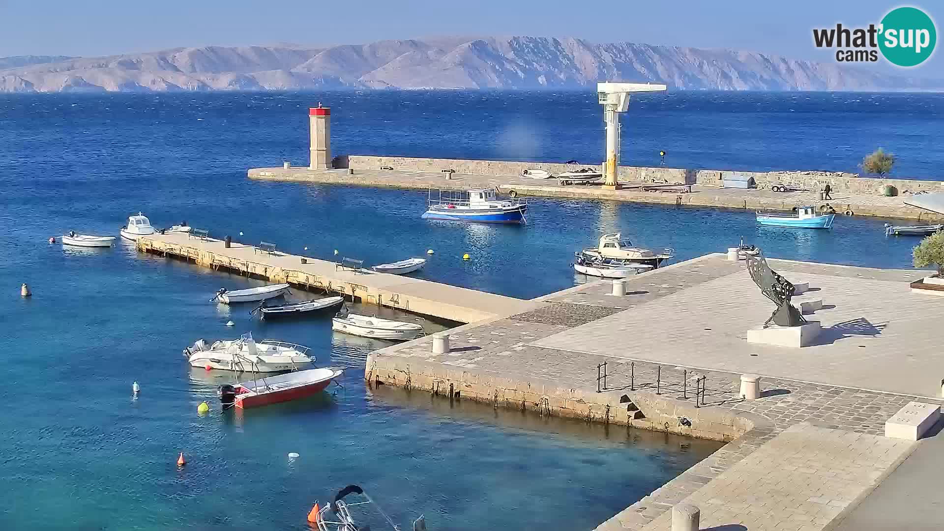 Webcam Segna – Panorama dell’lungomare di Senj