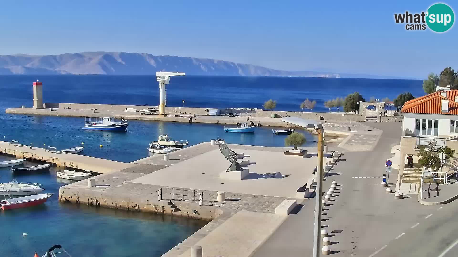Senj Webcam – Panoramic view of Senj riva