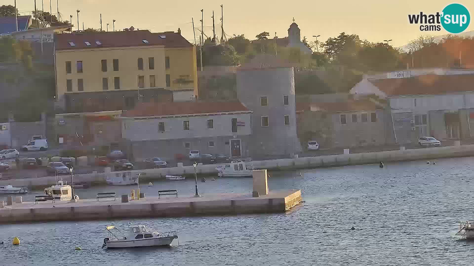 Senj Spletna kamera – pogled na obalo Senja