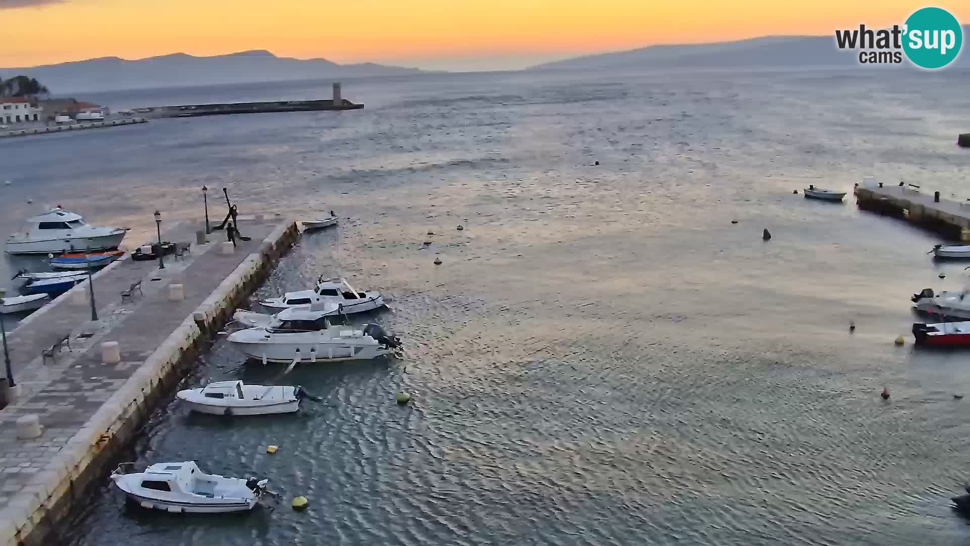 Senj camera en vivo – Vista panorámica de Senj riva