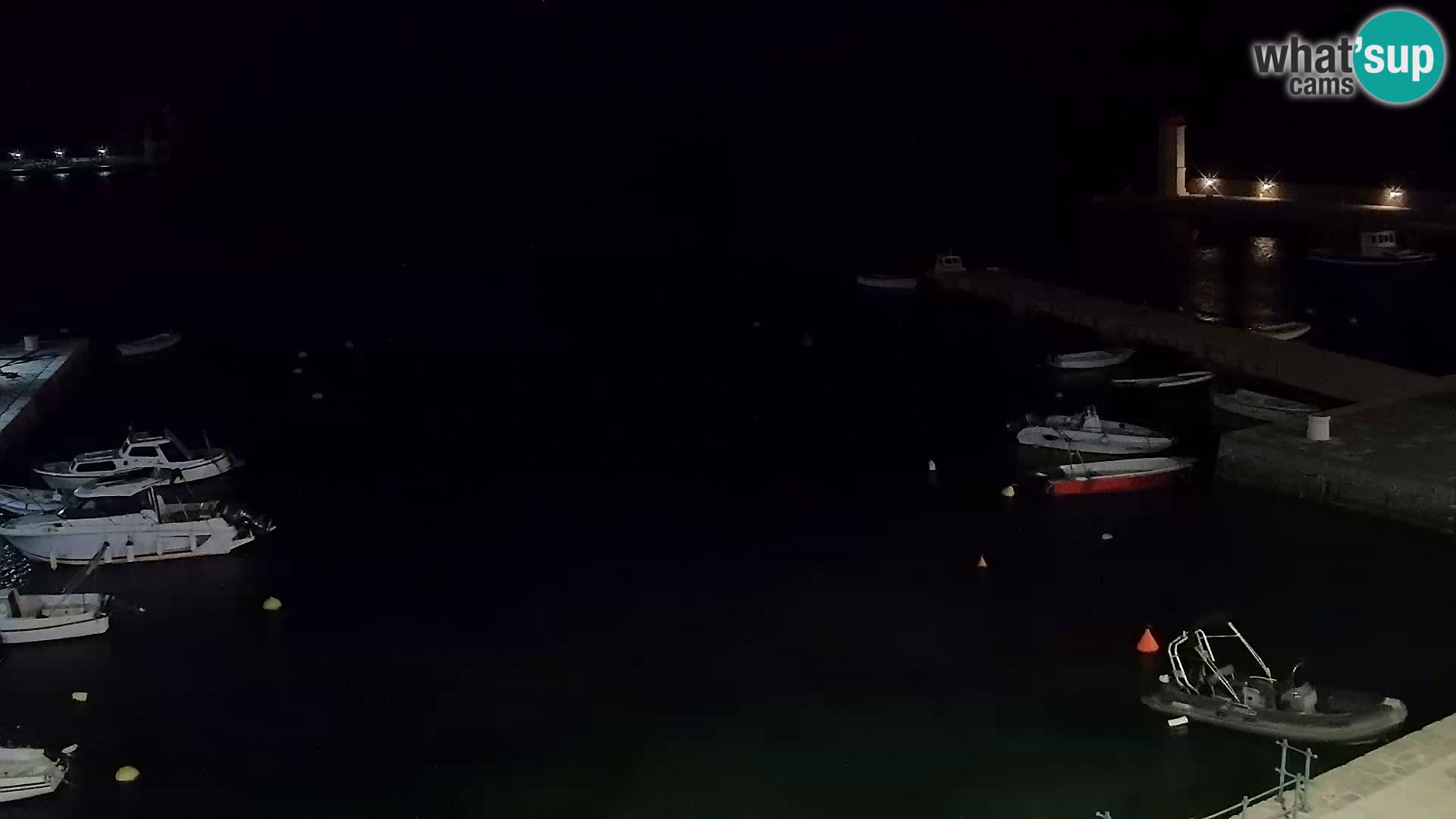 Senj Spletna kamera – pogled na obalo Senja