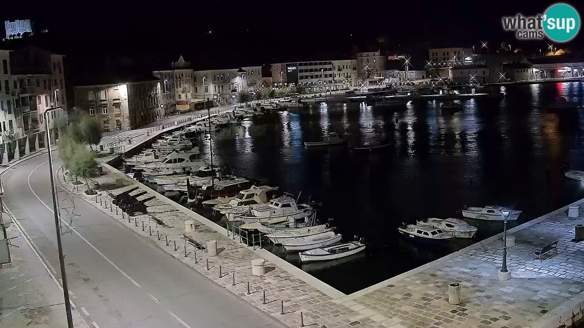 Senj Webcam – Panoramic view of Senj riva