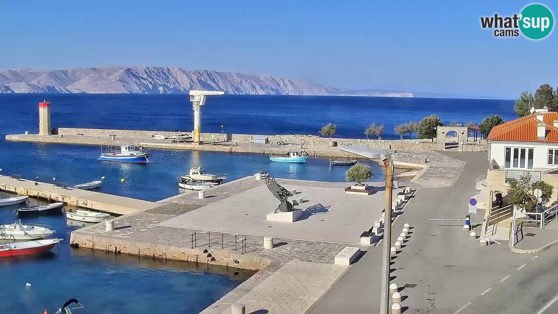 Senj Webcam – Panoramic view of Senj riva