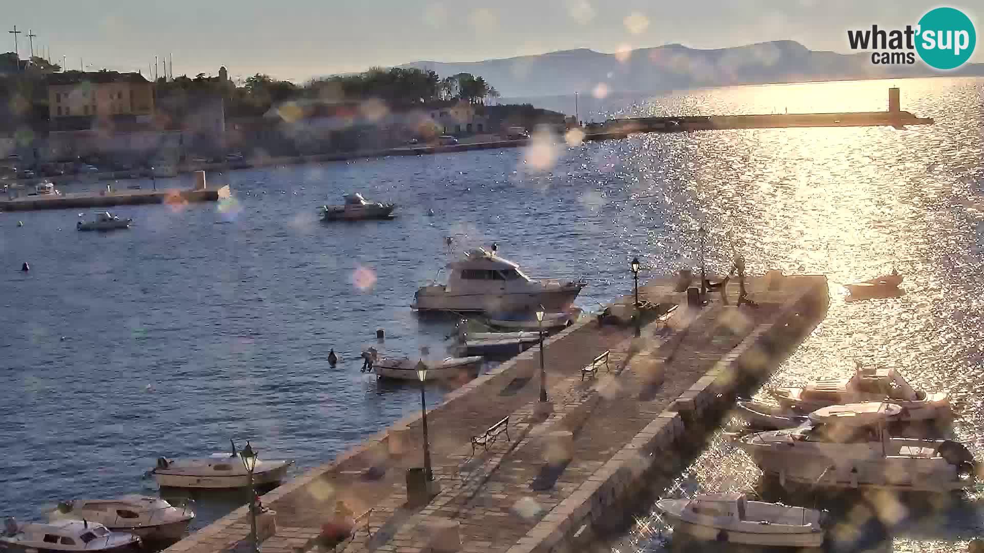 Senj Spletna kamera – pogled na obalo Senja