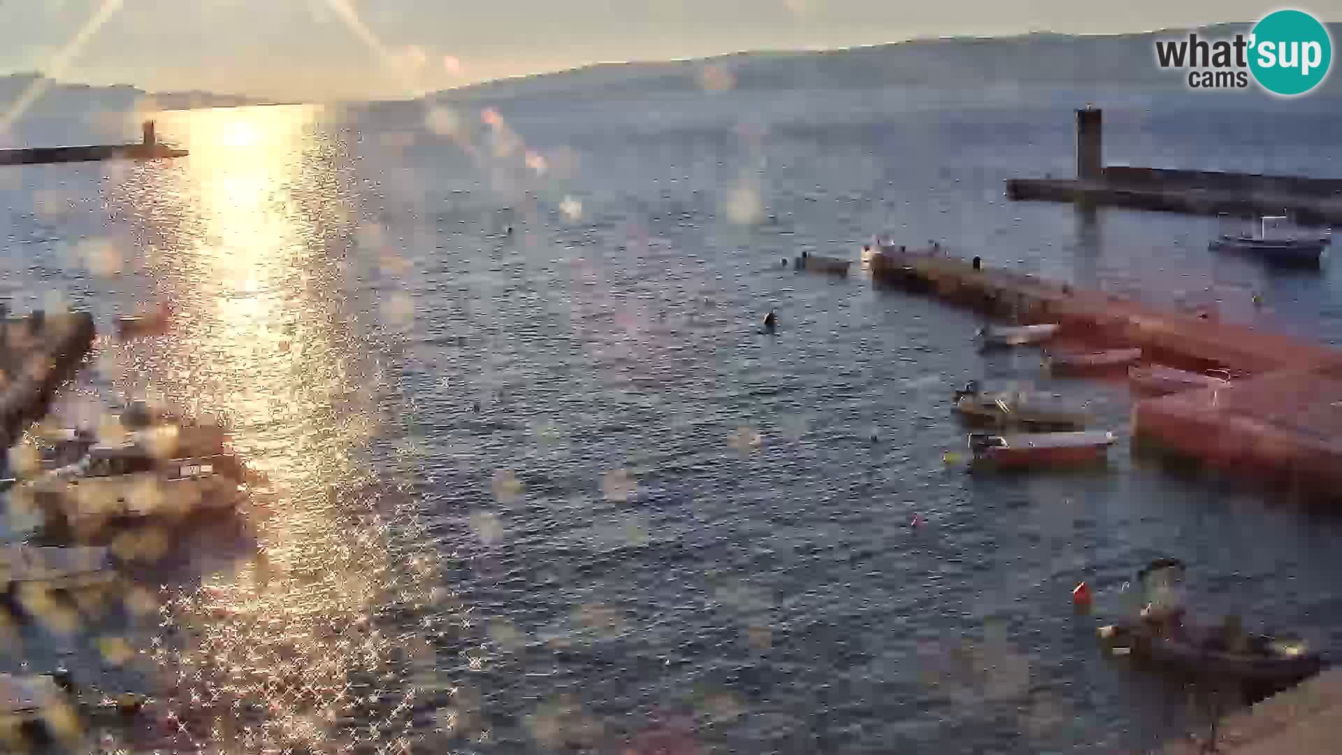 Webcam Segna – Panorama dell’lungomare di Senj