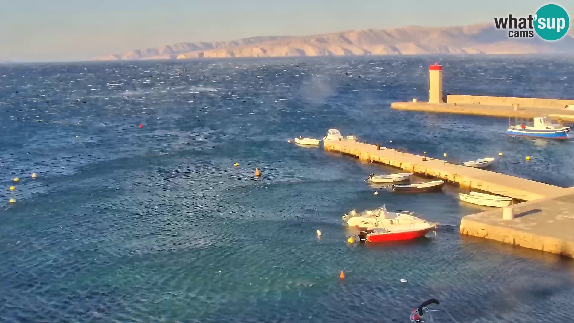 Kamera u živo Senj – Panoramski pogled na senjsku rivu