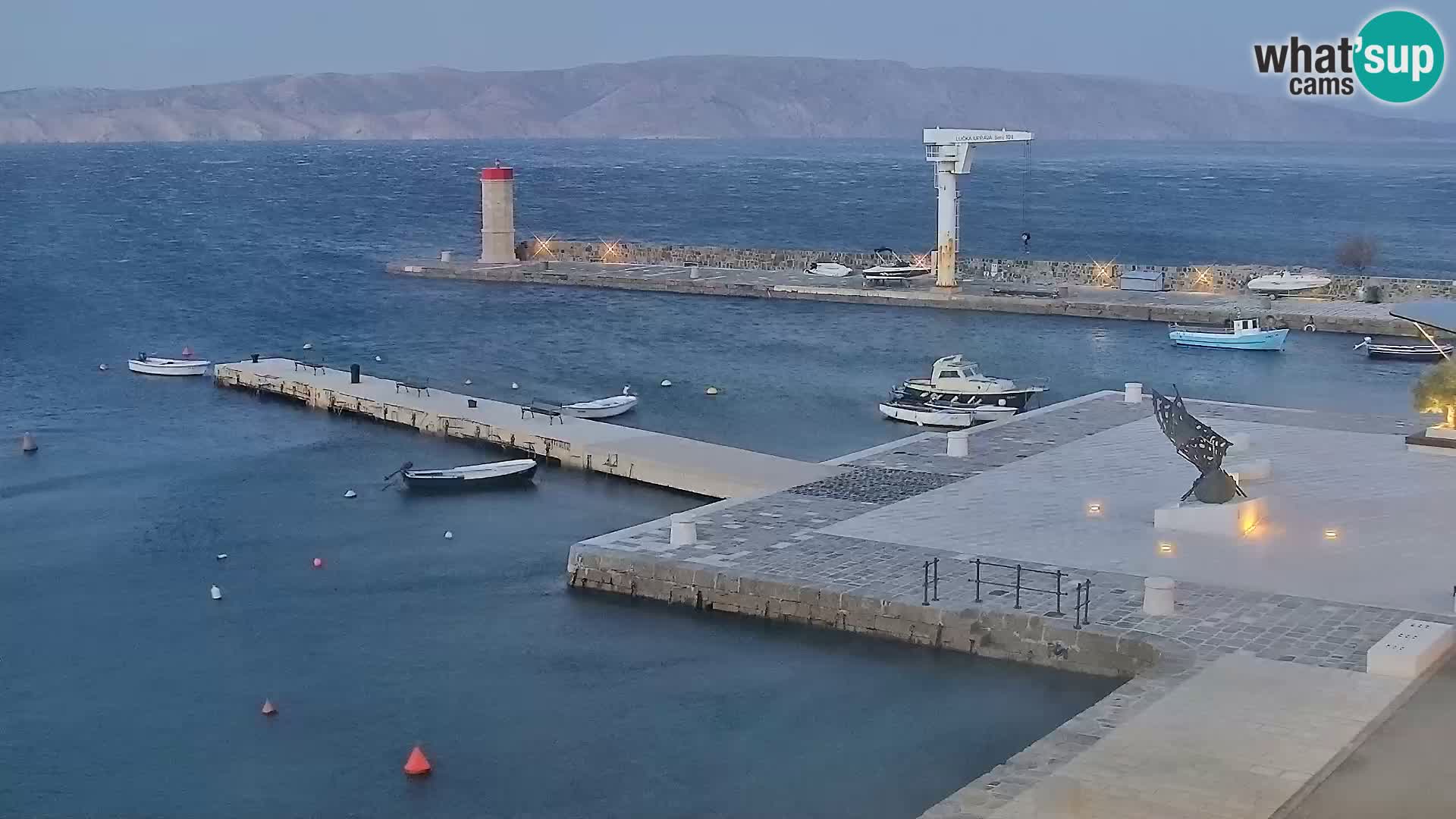 Webcam Segna – Panorama dell’lungomare di Senj
