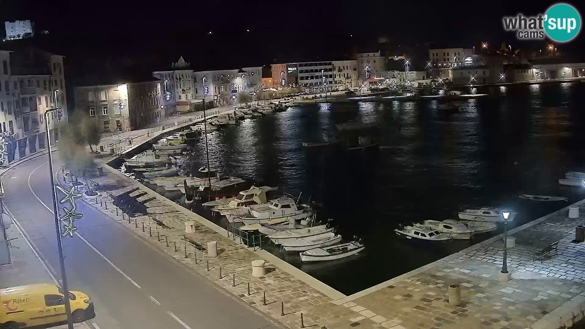 Senj Webcam – Panoramic view of Senj riva