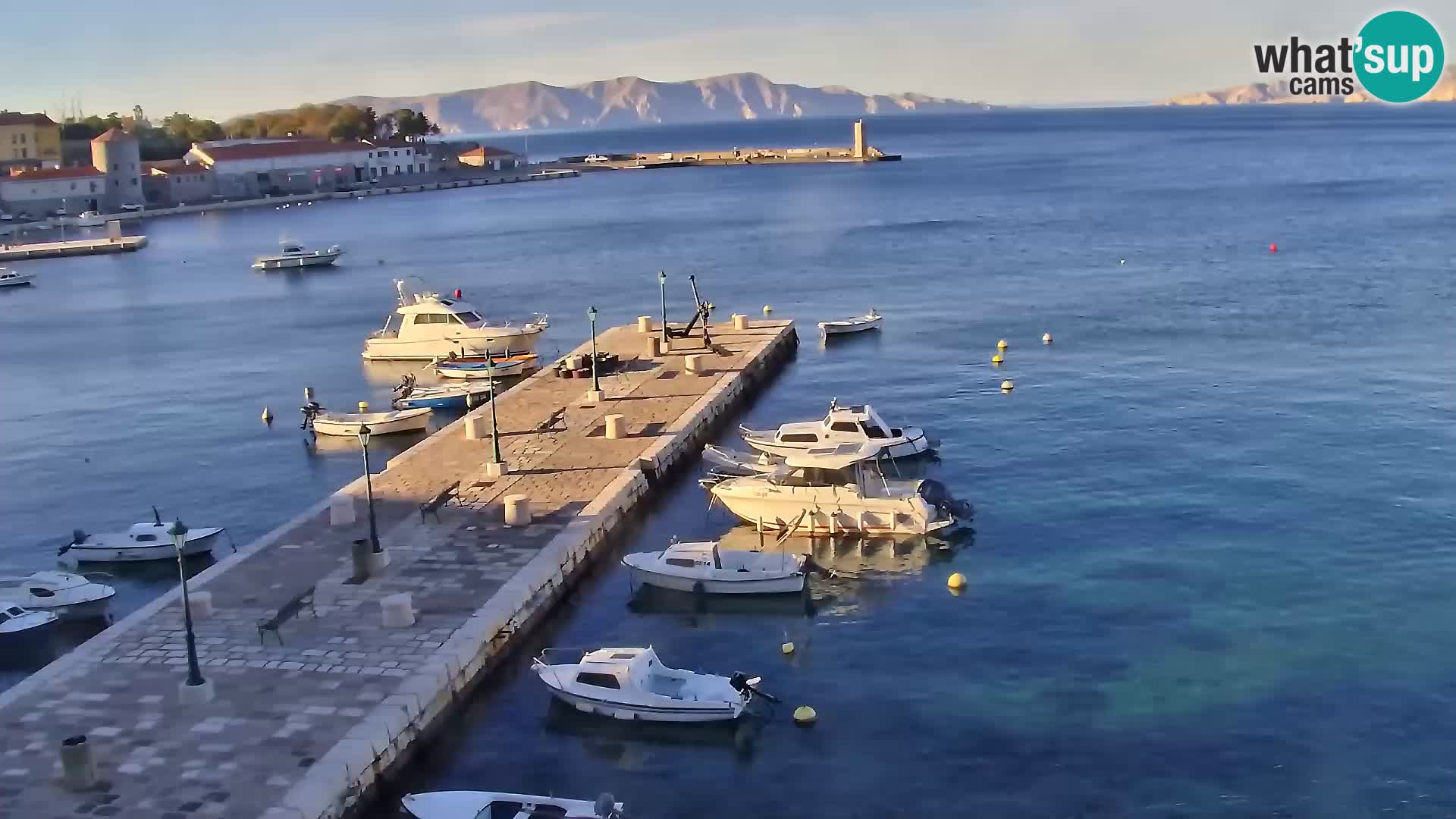 Webcam Segna – Panorama dell’lungomare di Senj