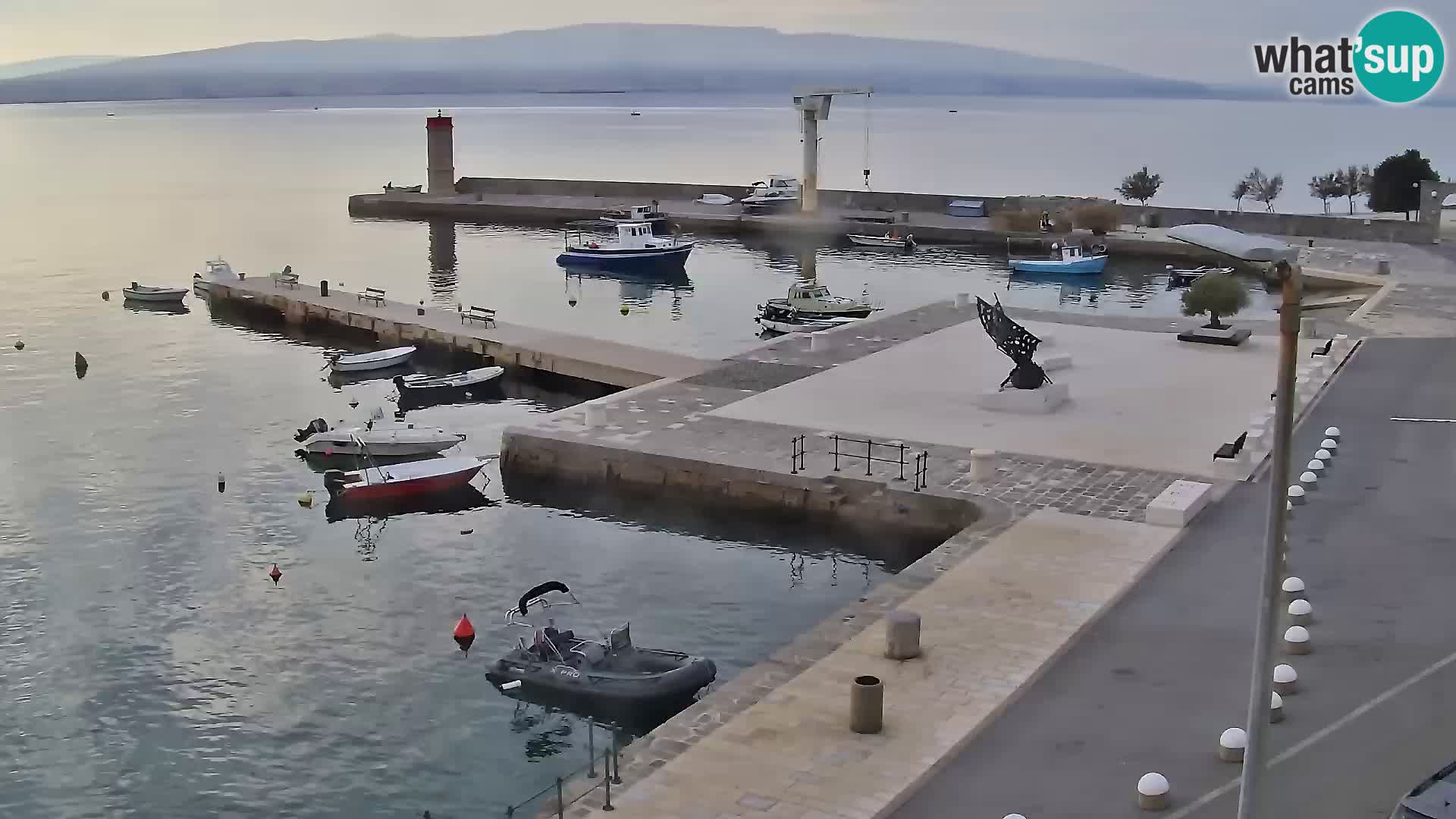 Webcam Segna – Panorama dell’lungomare di Senj