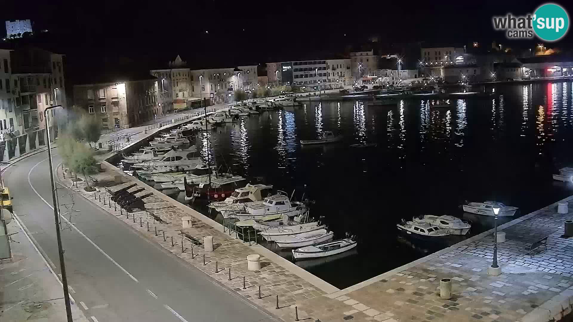Kamera u živo Senj – Panoramski pogled na senjsku rivu