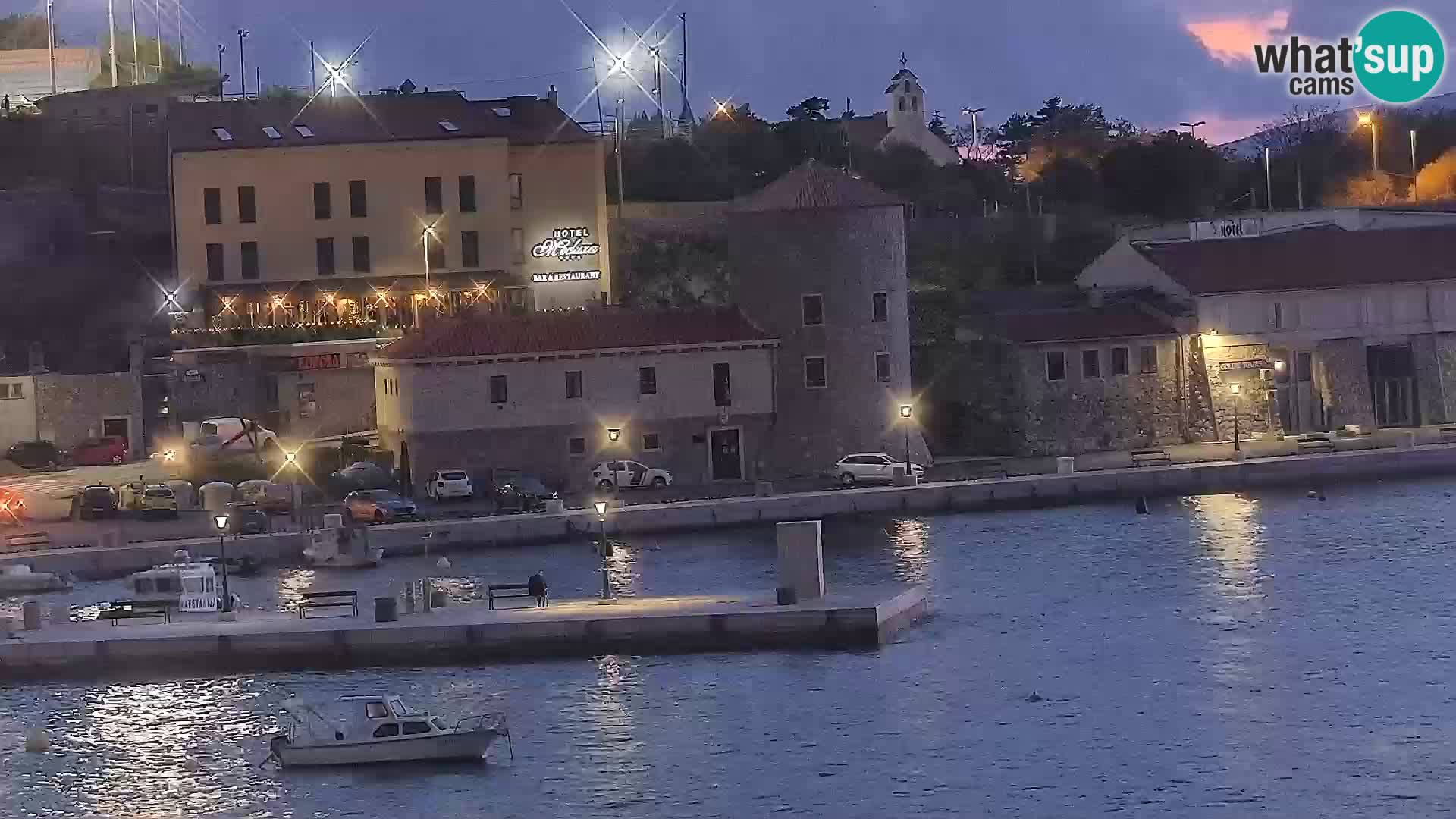 Senj camera en vivo – Vista panorámica de Senj riva