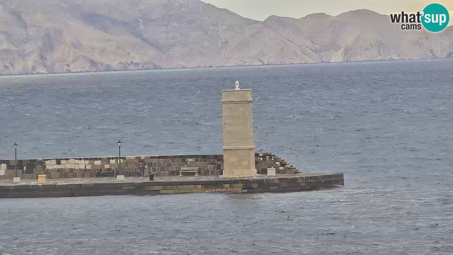 Senj camera en vivo – Vista panorámica de Senj riva