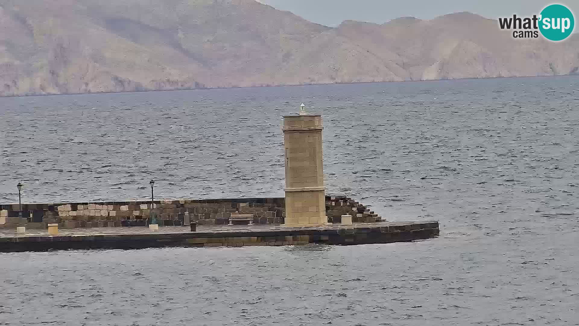 Senj camera en vivo – Vista panorámica de Senj riva