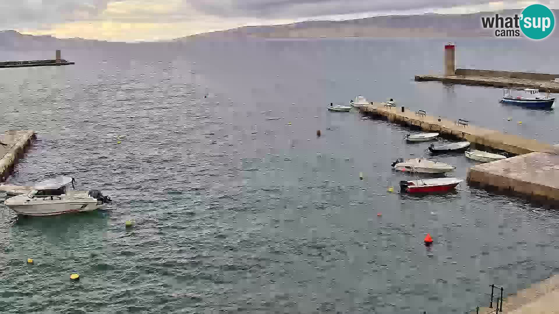 Kamera u živo Senj – Panoramski pogled na senjsku rivu