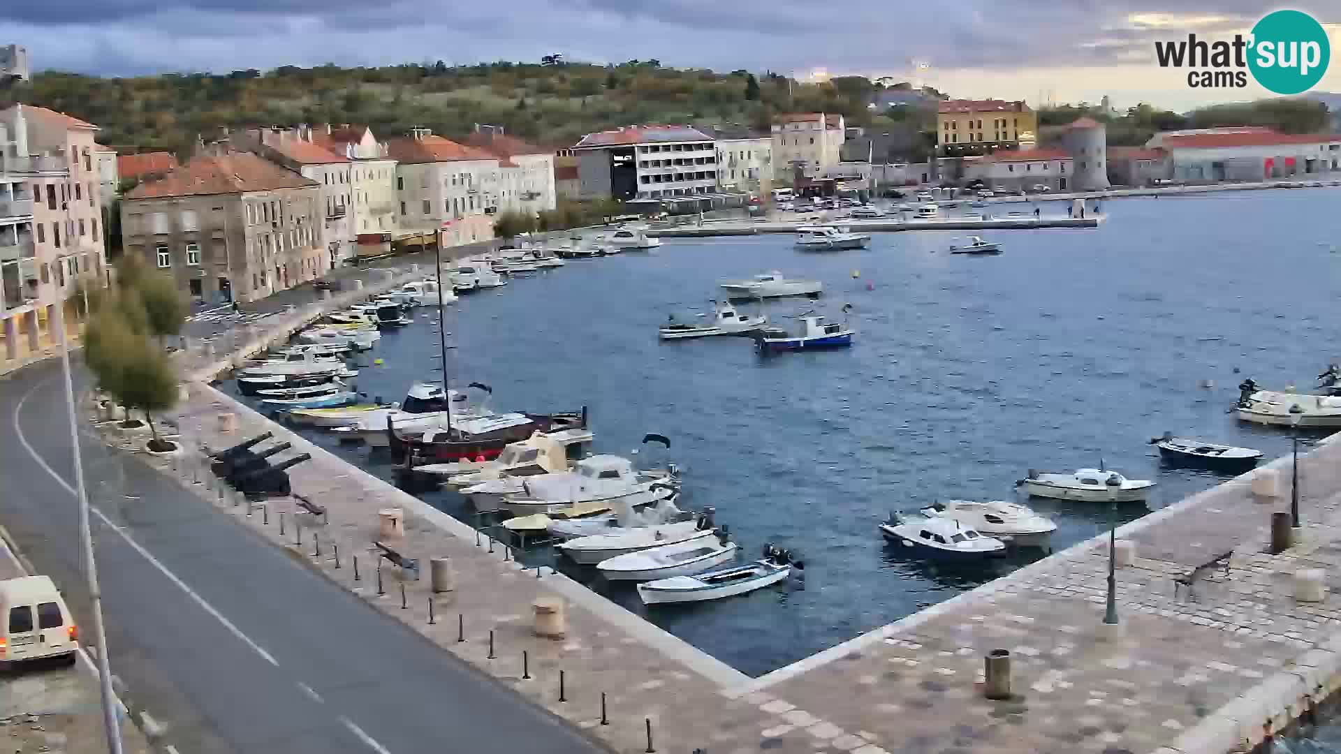 Senj camera en vivo – Vista panorámica de Senj riva