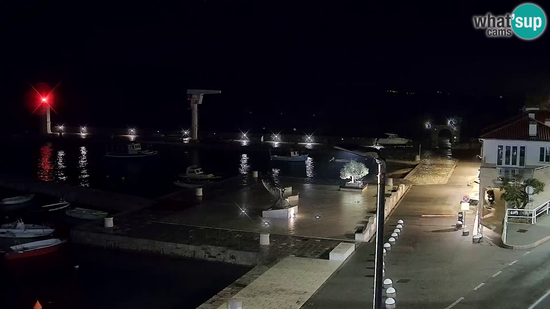 Senj Spletna kamera – pogled na obalo Senja