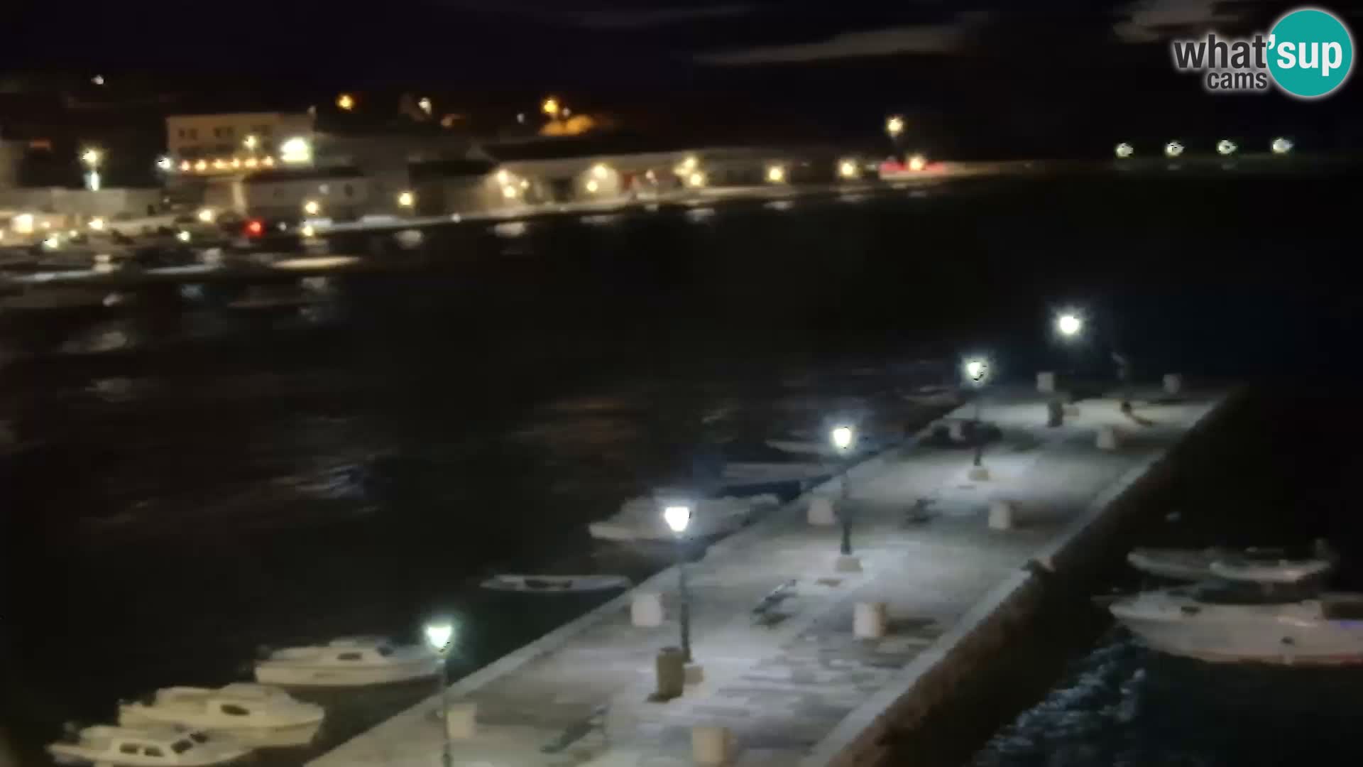 Webcam Segna – Panorama dell’lungomare di Senj