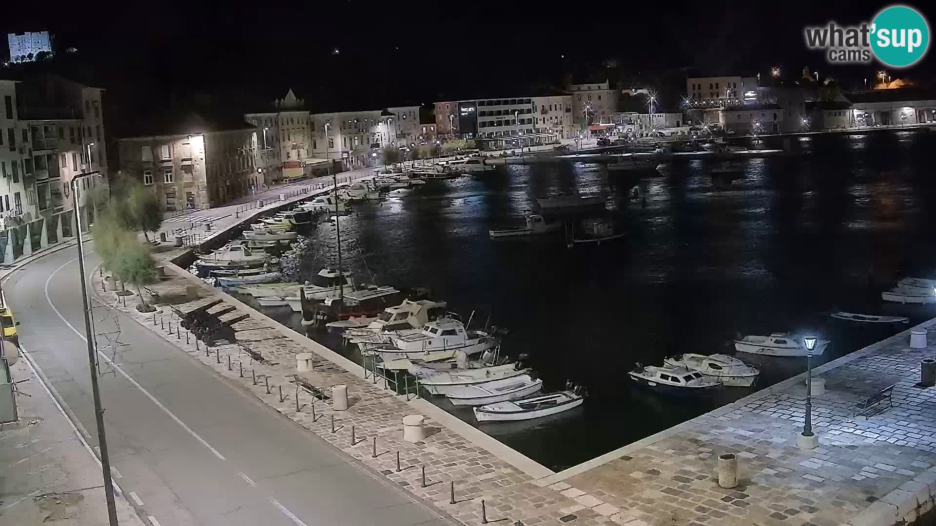 Senj Webcam – Panoramic view of Senj riva