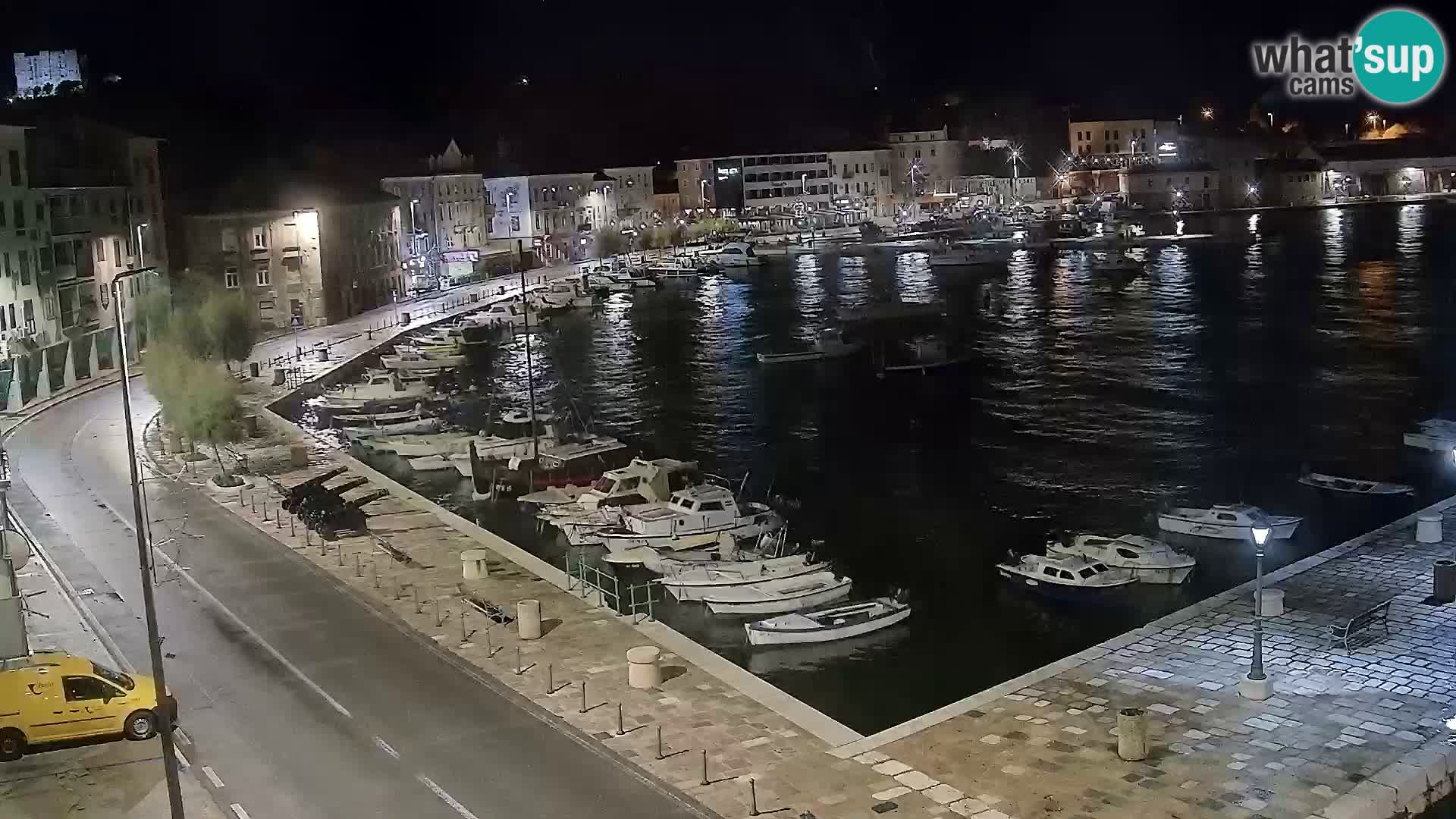 Senj camera en vivo – Vista panorámica de Senj riva
