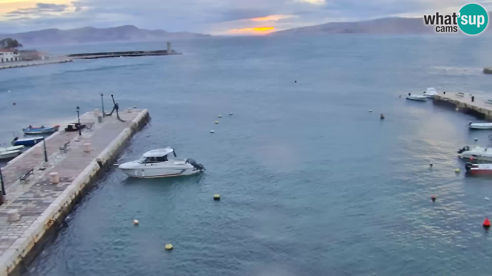 Senj Webcam – Panoramic view of Senj riva