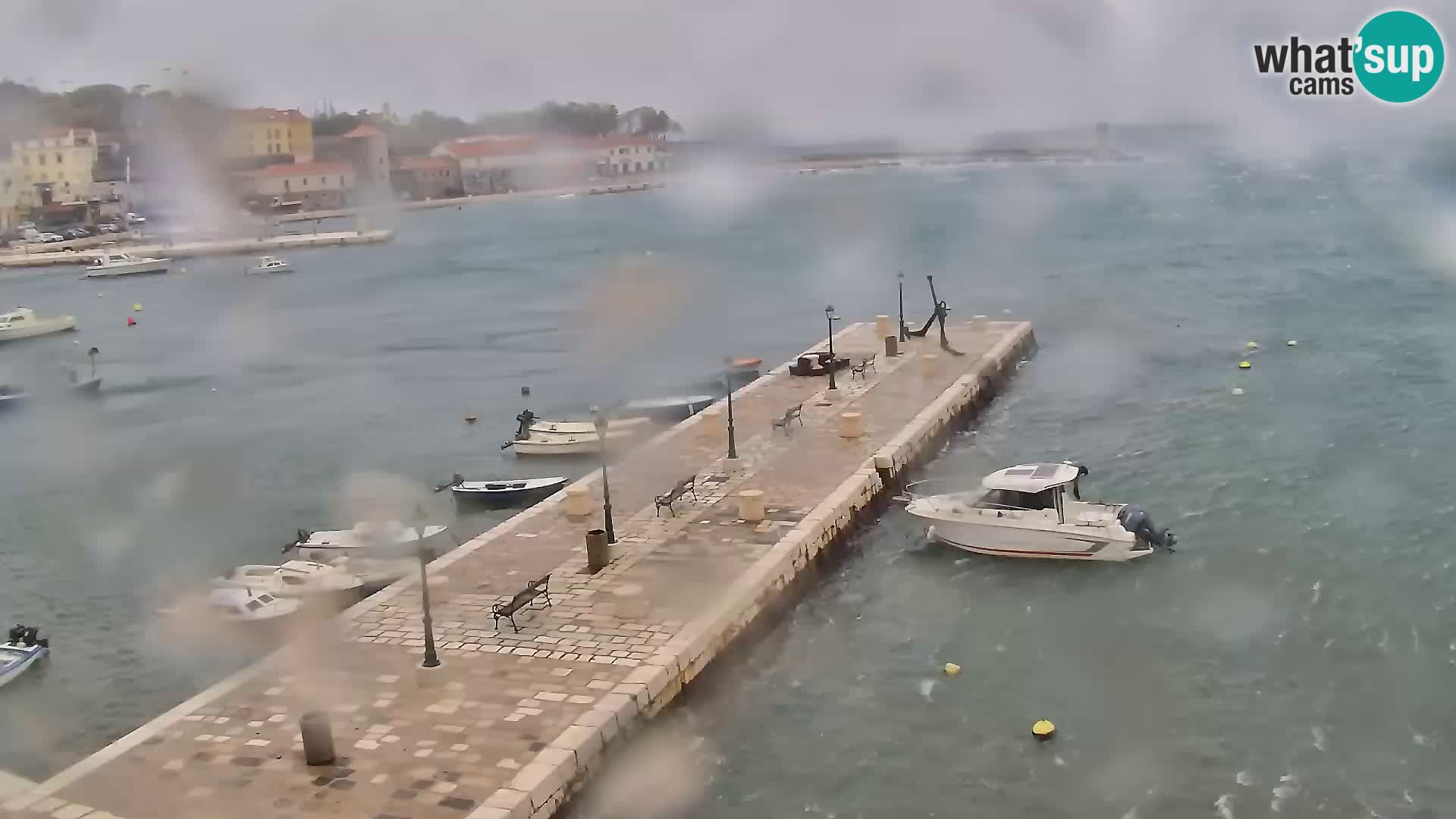 Kamera u živo Senj – Panoramski pogled na senjsku rivu