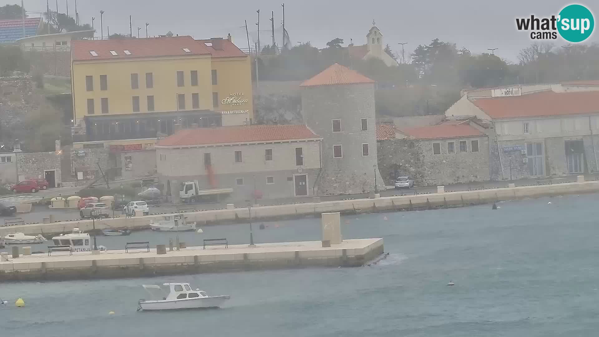 Senj Webcam – Panoramic view of Senj riva