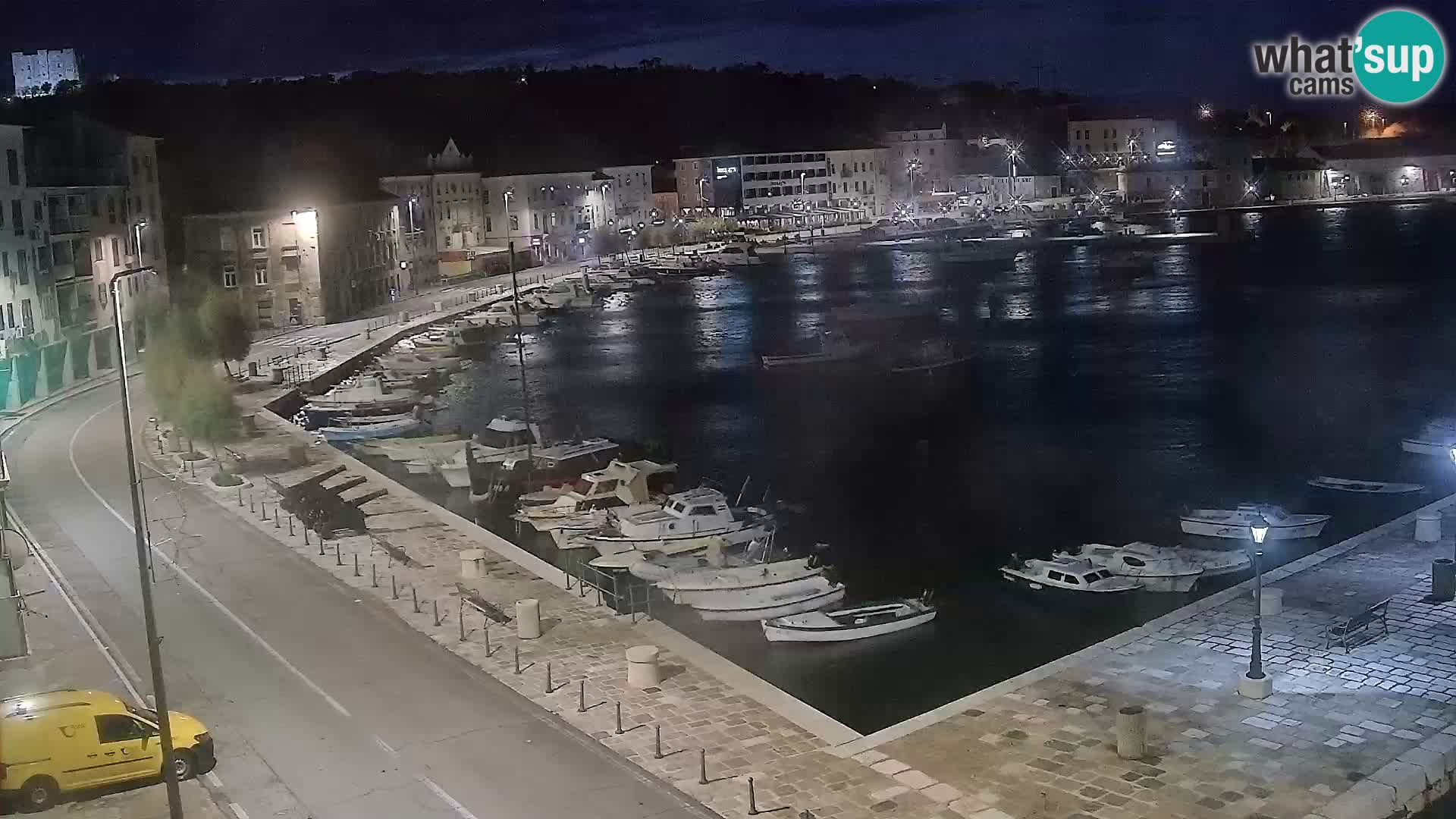 Senj Webcam – Panoramic view of Senj riva