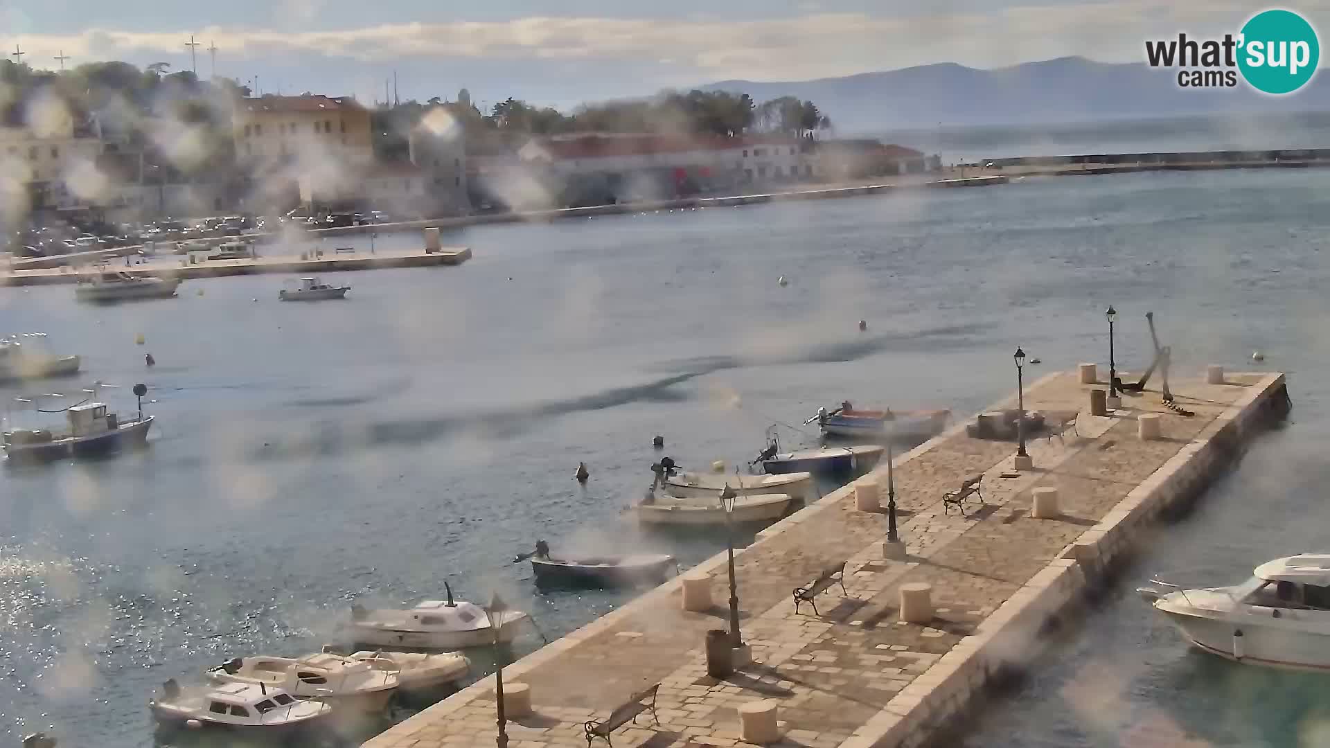 Webcam Segna – Panorama dell’lungomare di Senj