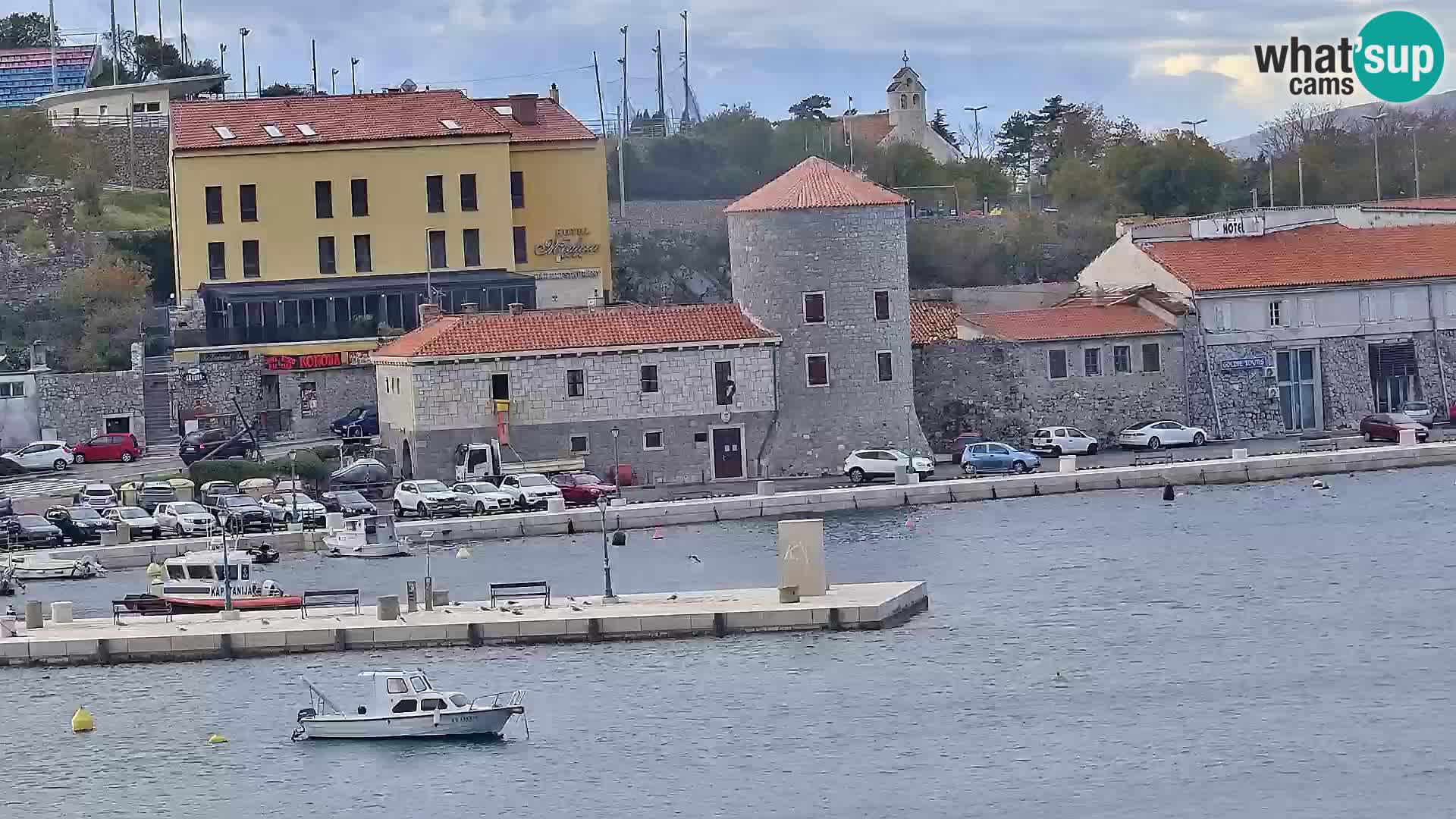 Webcam Segna – Panorama dell’lungomare di Senj