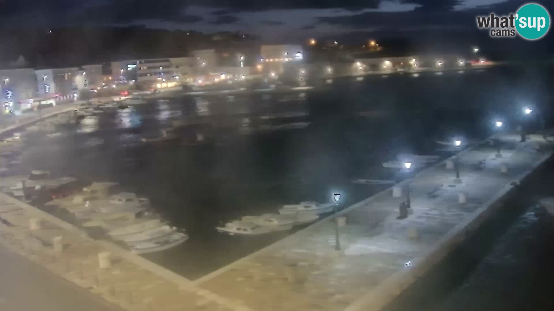 Kamera u živo Senj – Panoramski pogled na senjsku rivu