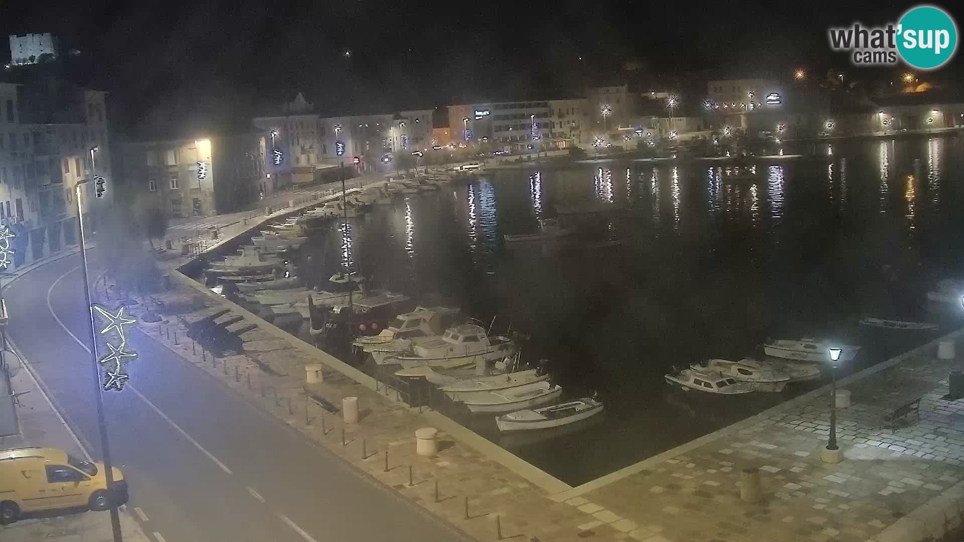 Senj Spletna kamera – pogled na obalo Senja