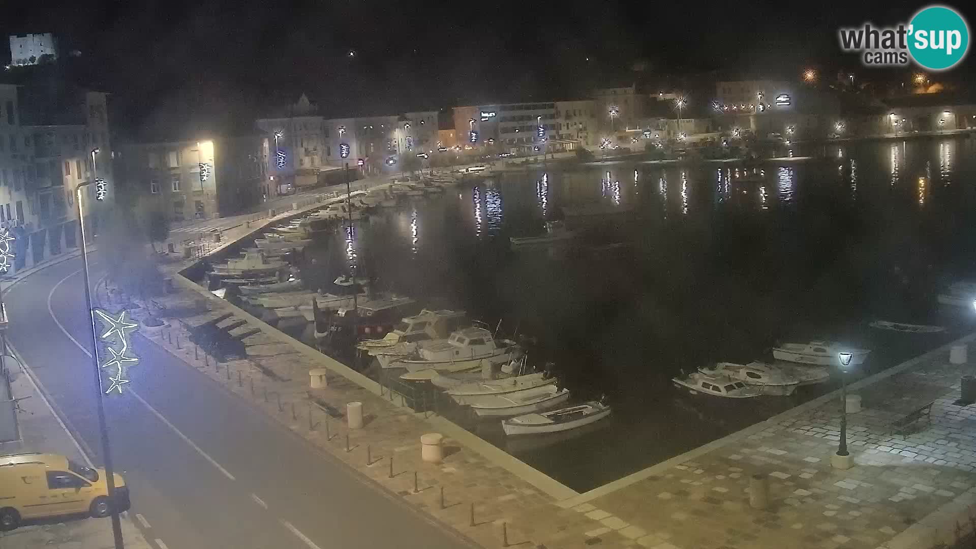 Senj Spletna kamera – pogled na obalo Senja