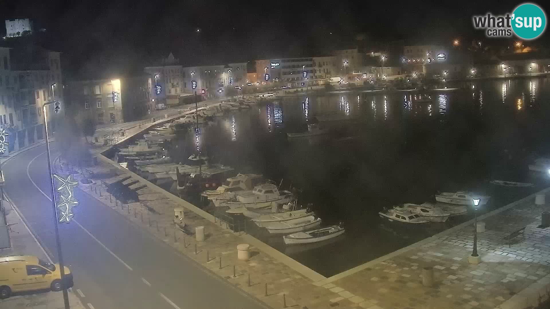 Kamera u živo Senj – Panoramski pogled na senjsku rivu