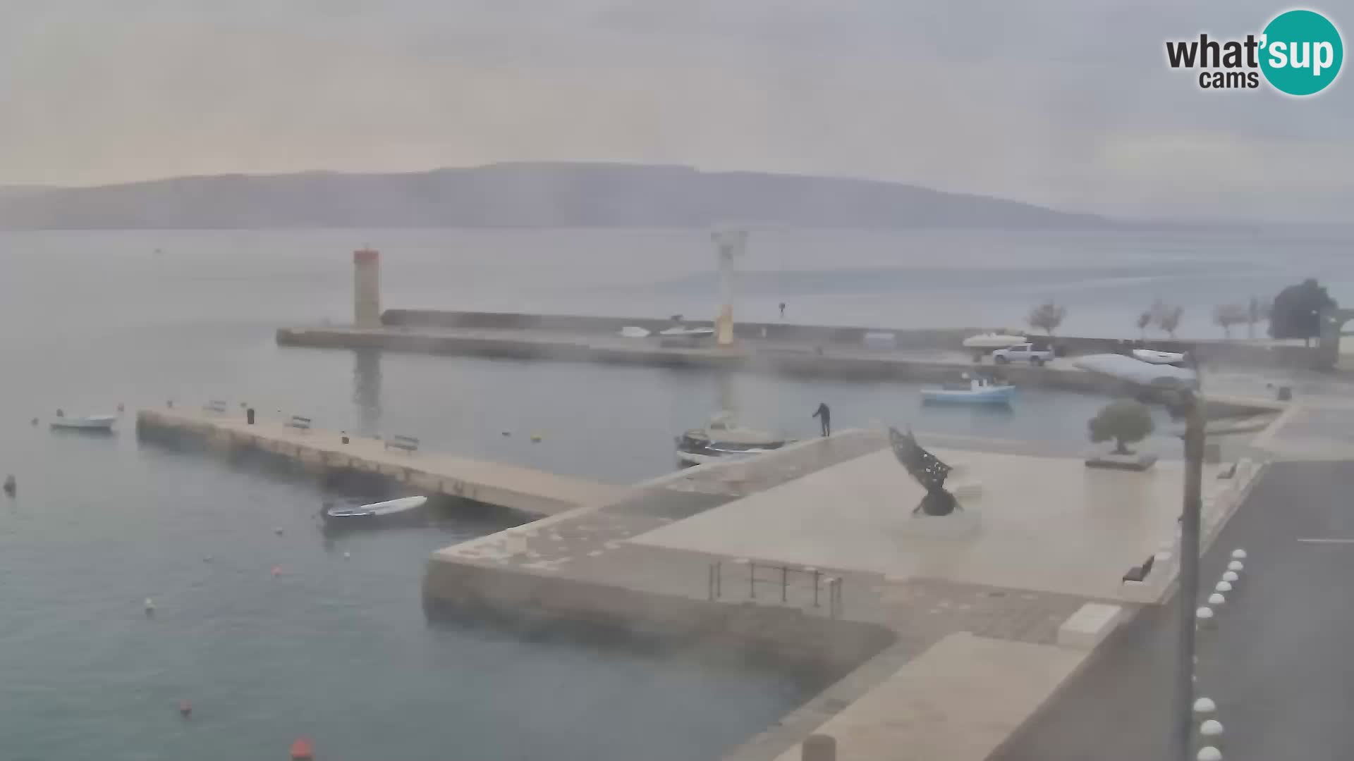 Webcam Segna – Panorama dell’lungomare di Senj