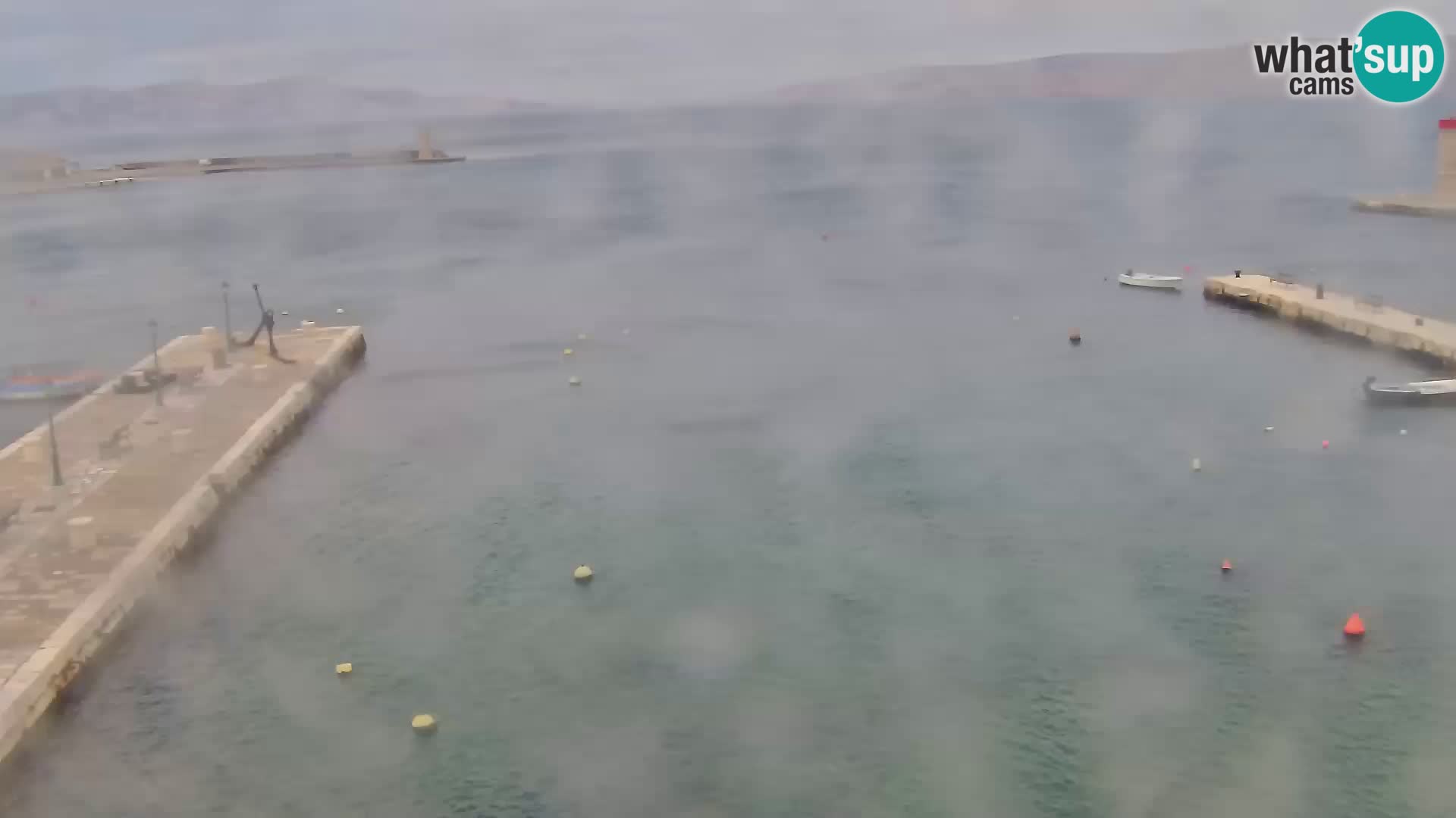 Webcam Senj – Panoramablick auf die Riva Senj