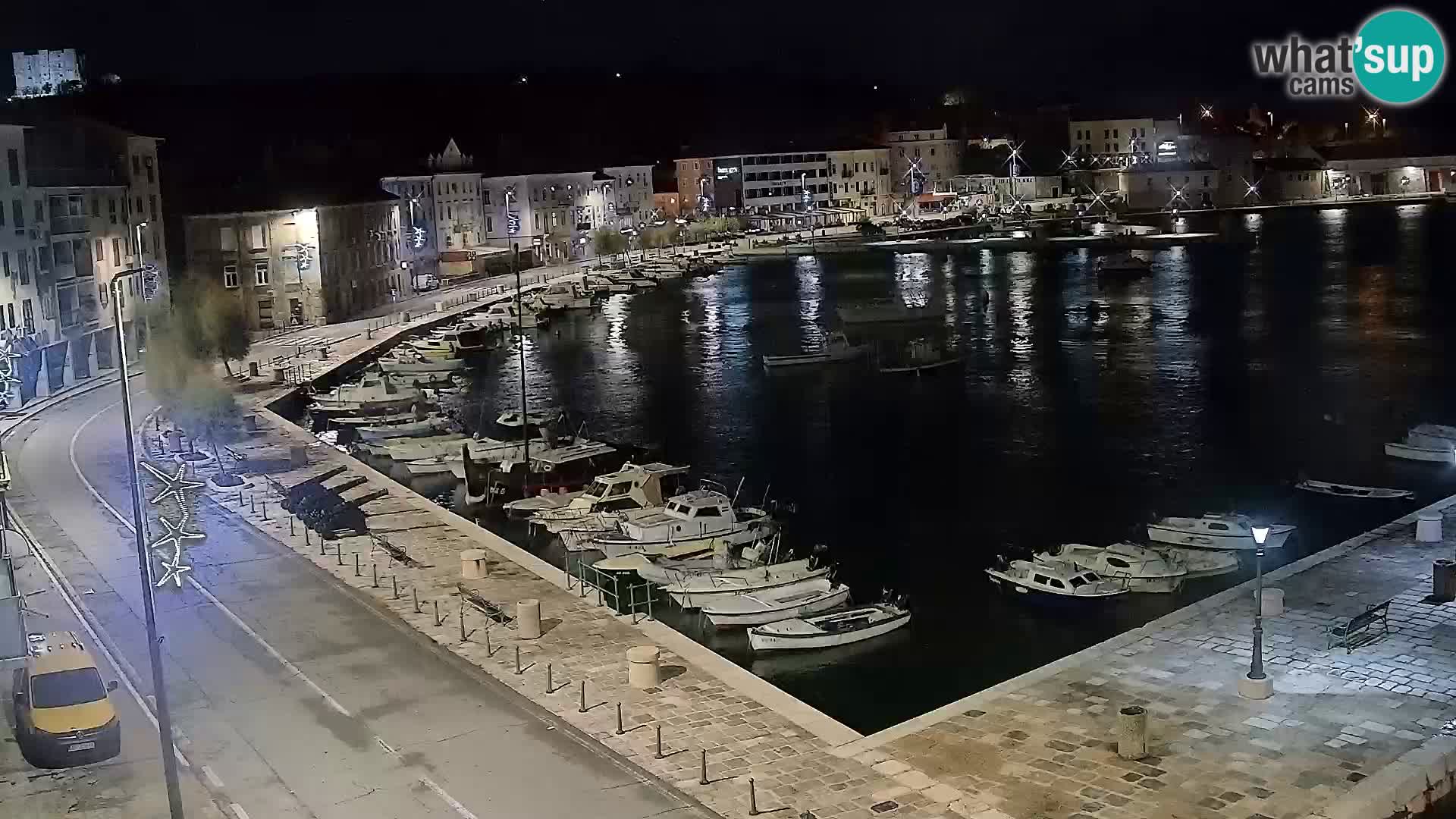 Senj Spletna kamera – pogled na obalo Senja