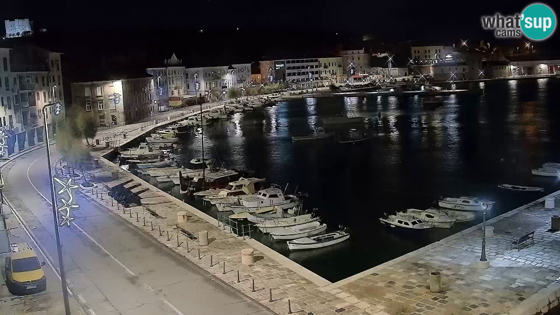 Senj Spletna kamera – pogled na obalo Senja