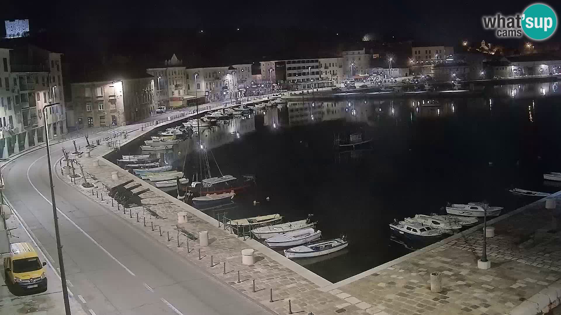 Senj camera en vivo – Vista panorámica de Senj riva