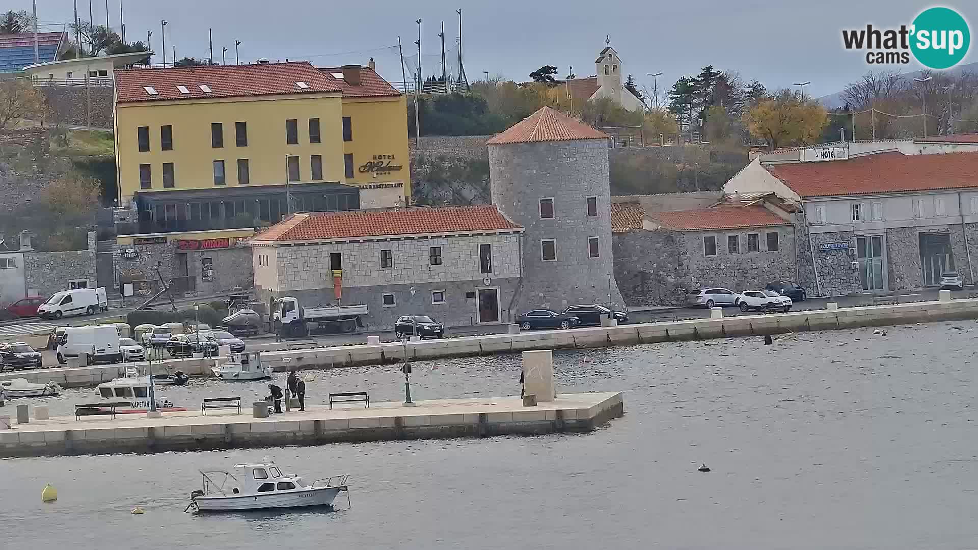 Senj camera en vivo – Vista panorámica de Senj riva
