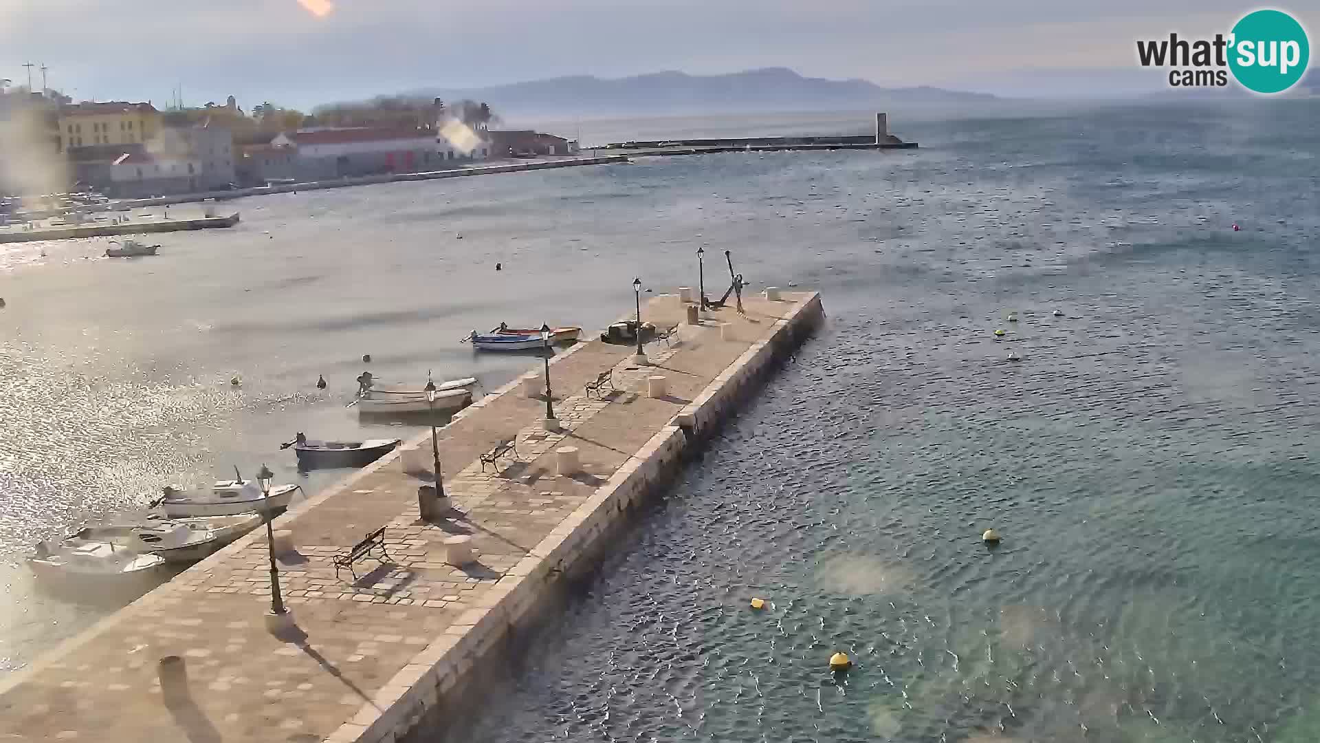 Senj Webcam – Panoramic view of Senj riva